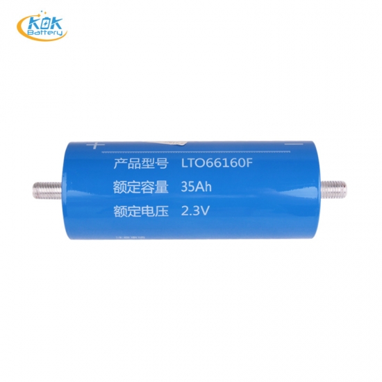 Buy Factory Price 2.3V 35Ah LTO Battery Lithium Titanate Oxide Battery 2.4V LTO Cylindrical 66160 for Solar Energy Storage Inverter Battery