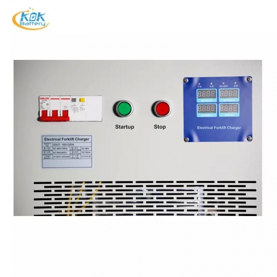 Buy Factory Price smartbatteryeco.com POWER 80V 200A 16KW High voltage stability Electrical Forklift Tuktuk Trolley Stationary Charger