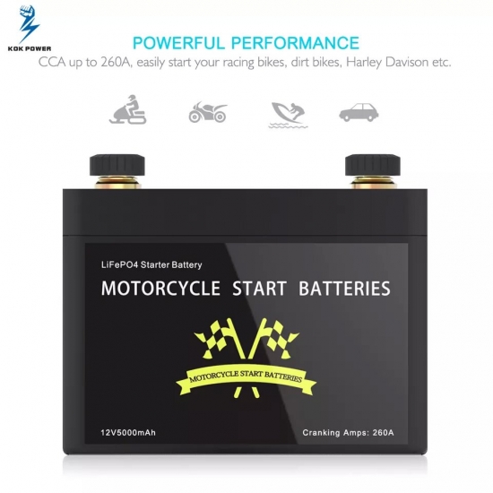 Buy Factory Price LiFePO4 Dirt Bike Parts Lead-Acid AGM Replacement Electric Motorcycle Start Battery