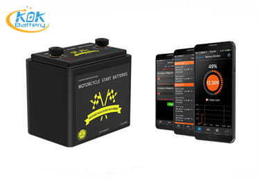 Smart Lithium Motorcycle Batteries in KOK POWER